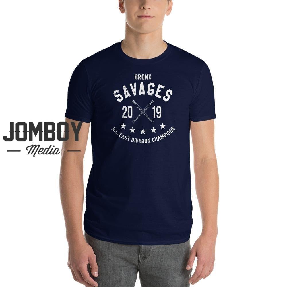 Jomboy Media Yankees Al East Champs 2019 | Bats | T-Shirt Navy / XL