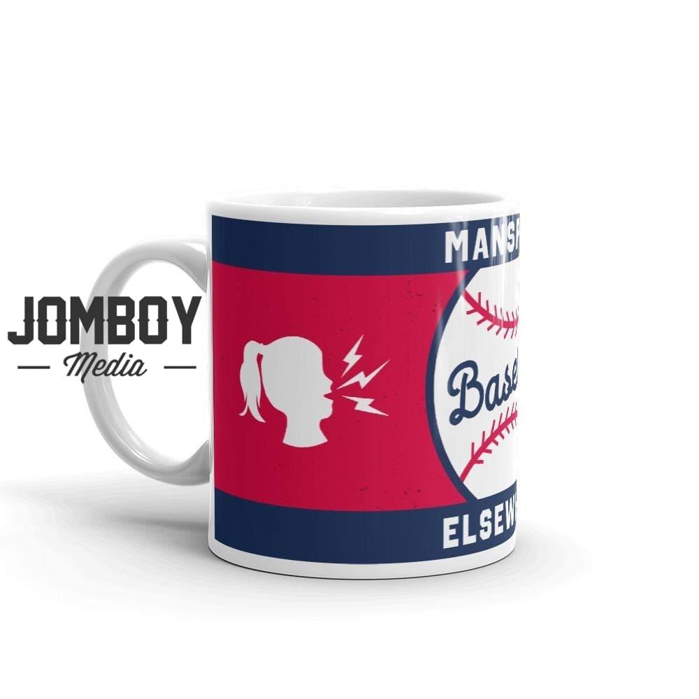 Mansplain Baseball Elsewhere | Mug - Jomboy Media