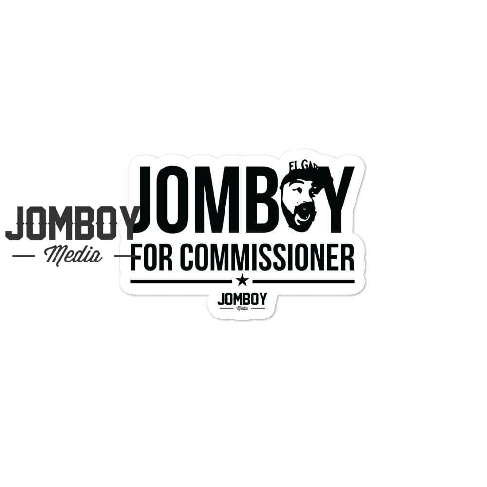 Jomboy For Commissioner | Sticker - Jomboy Media