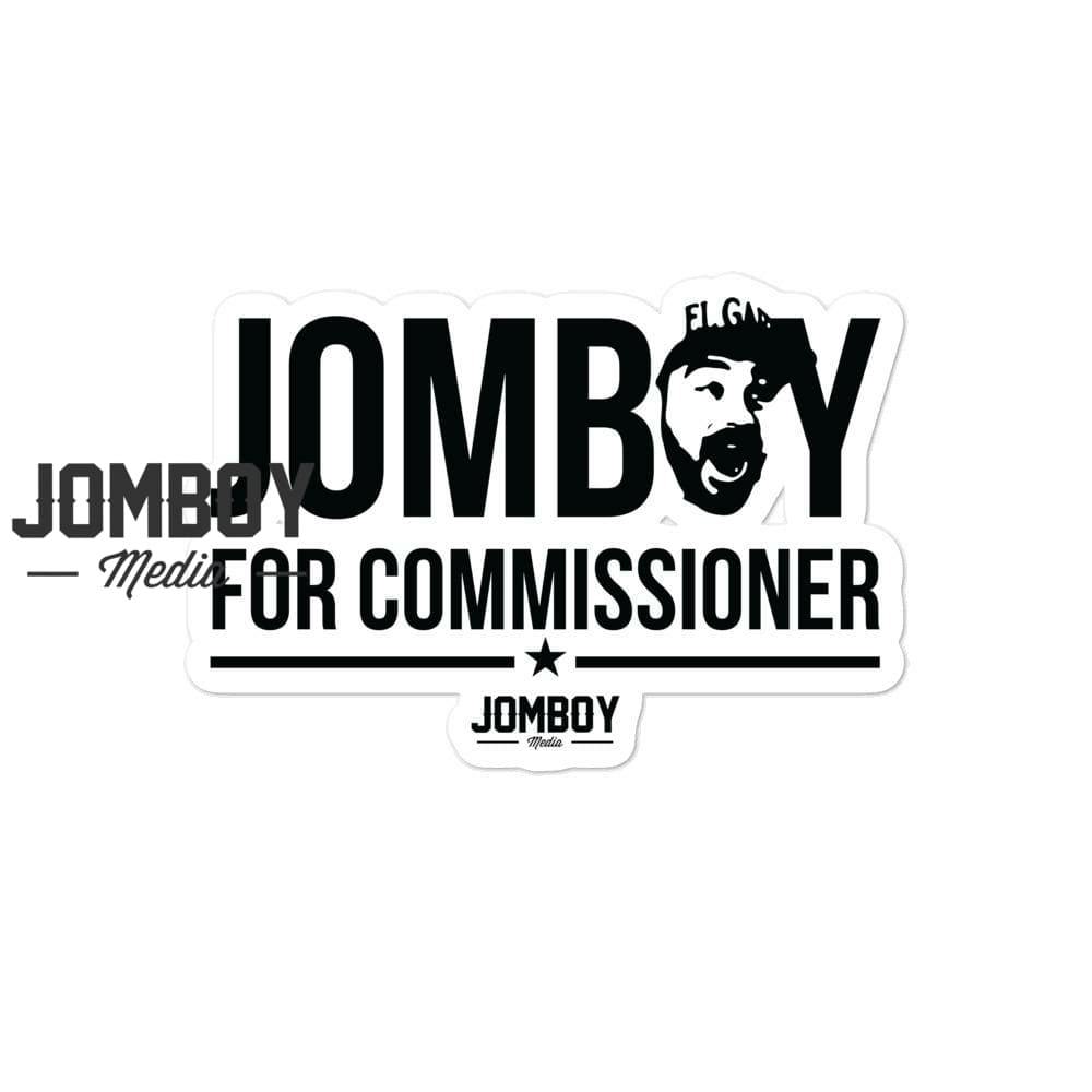 Jomboy For Commissioner | Sticker - Jomboy Media