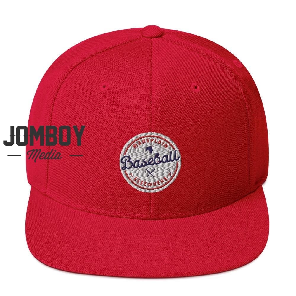 Mansplain Baseball Elsewhere | Snapback Hat - Jomboy Media