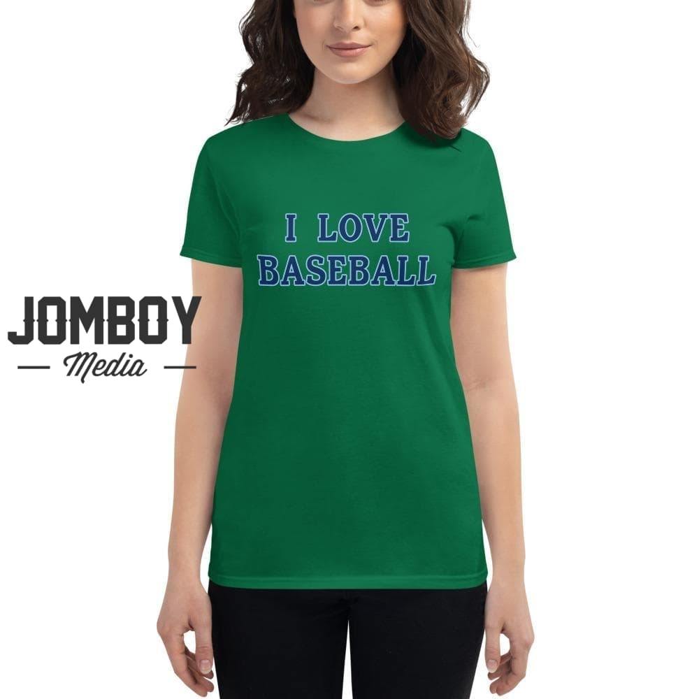 I Love Baseball | Rays | Women's T-Shirt - Jomboy Media