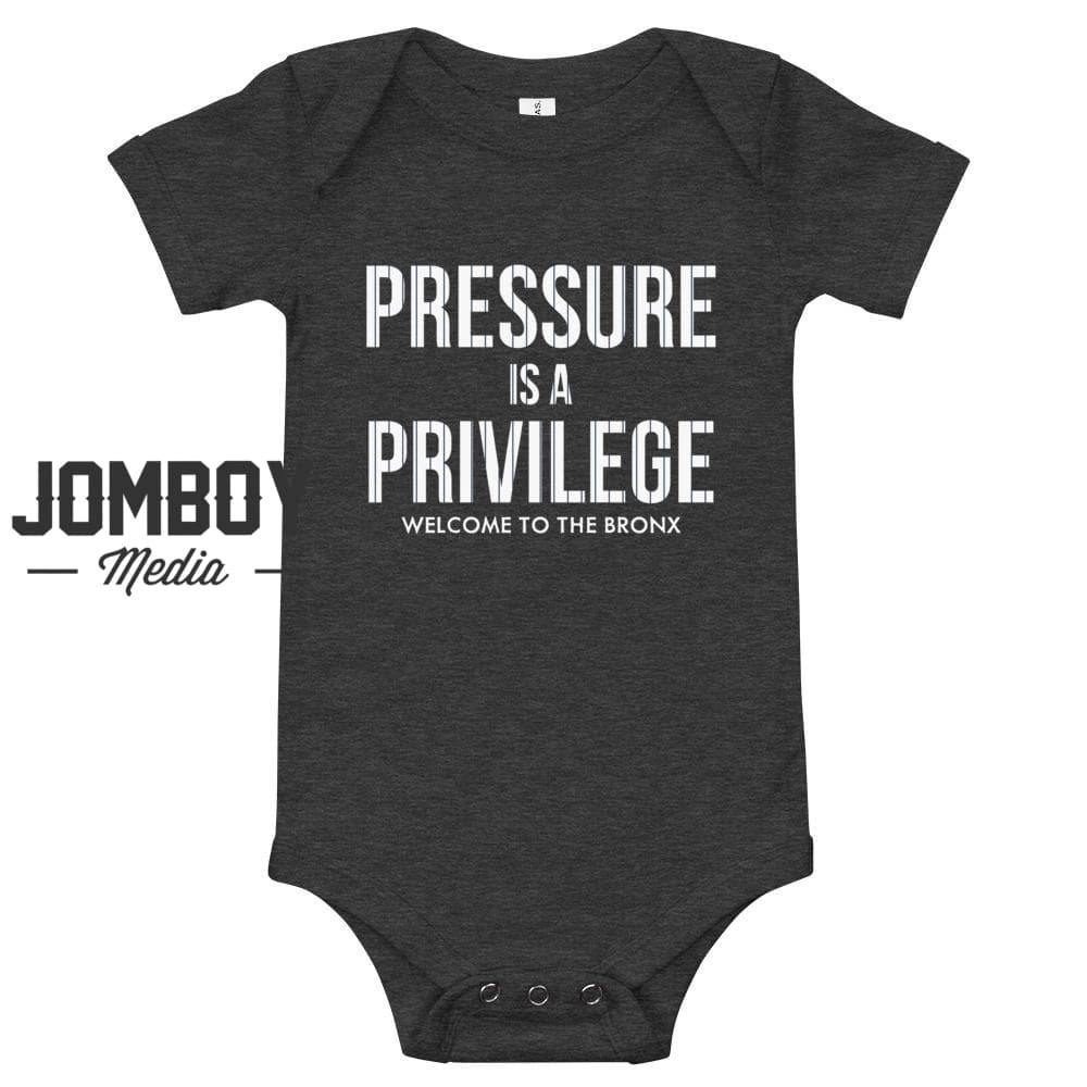 Pressure Is A Privilege | Baby Onesie - Jomboy Media