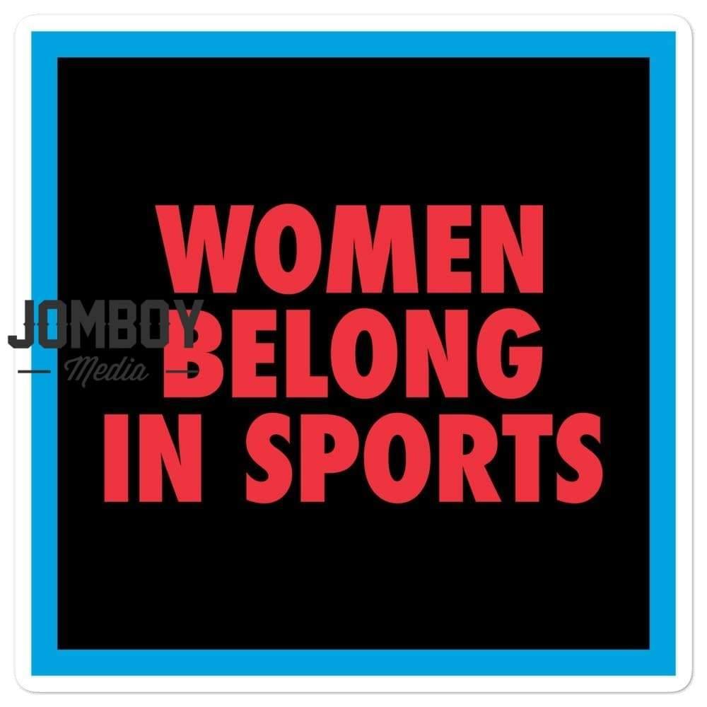 Women Belong In Sports | Sticker | Emily - Jomboy Media