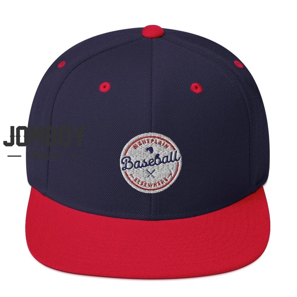 Mansplain Baseball Elsewhere | Snapback Hat - Jomboy Media