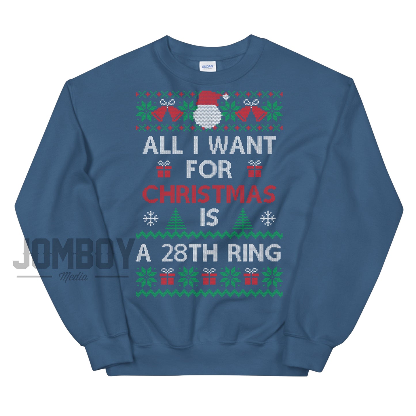 All I Want For Christmas Is A 28th Ring | Holiday Sweater - Jomboy Media