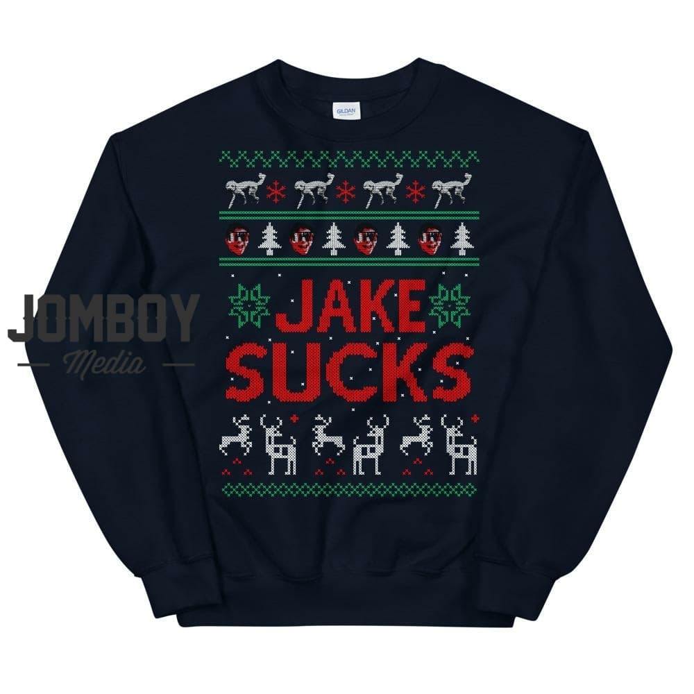 Jake Sucks | Winter Sweater - Jomboy Media