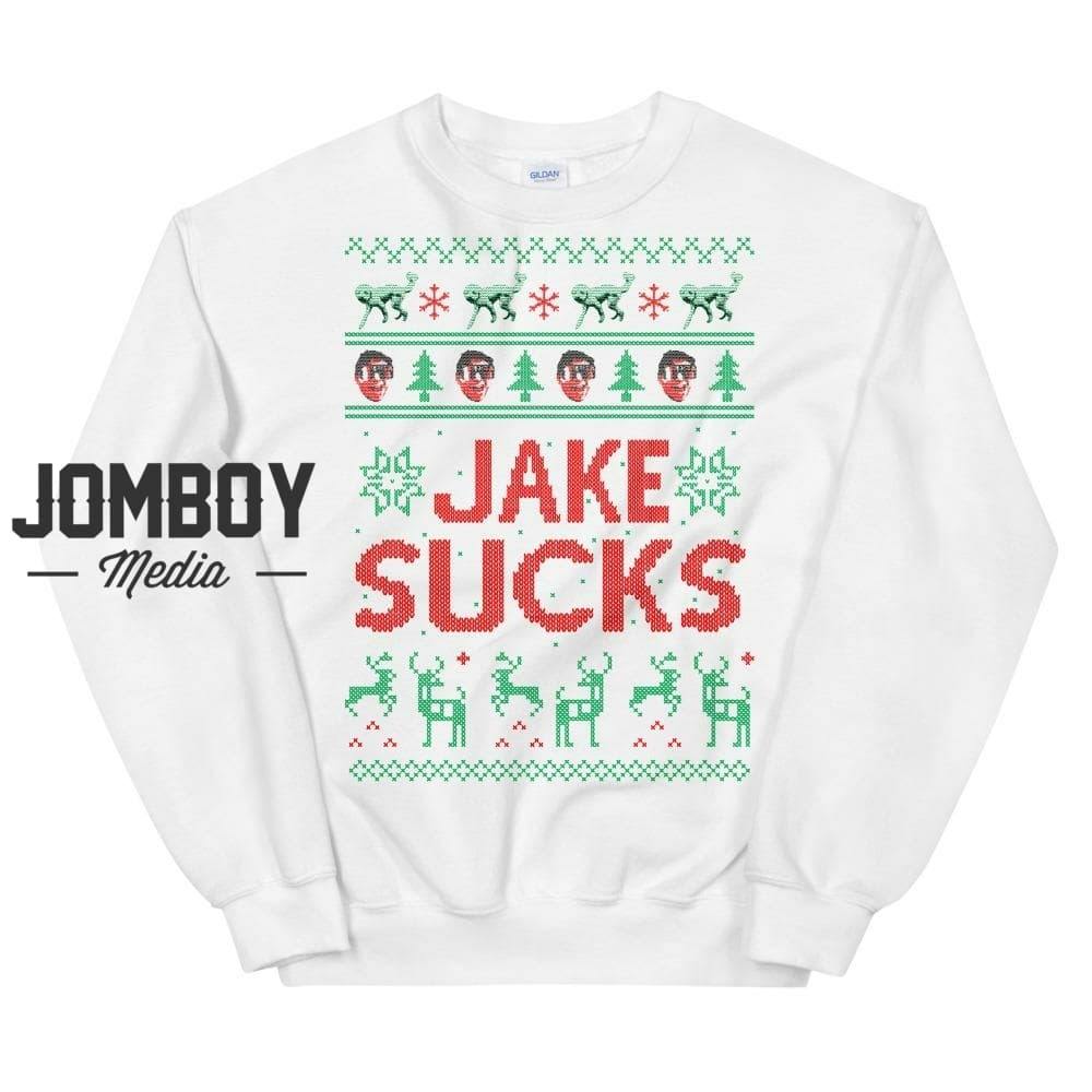 Jake Sucks | Winter Sweater - Jomboy Media