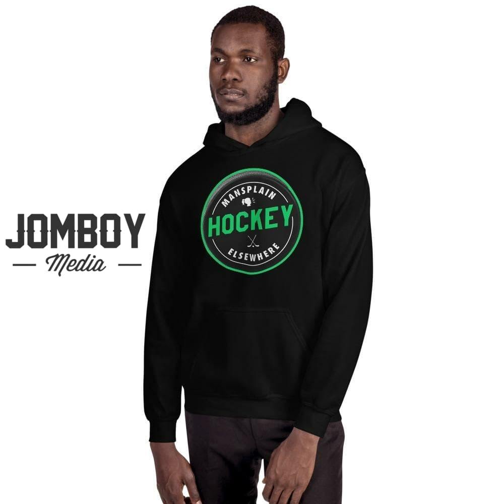 Mansplain Hockey Elsewhere | Hoodie - Jomboy Media
