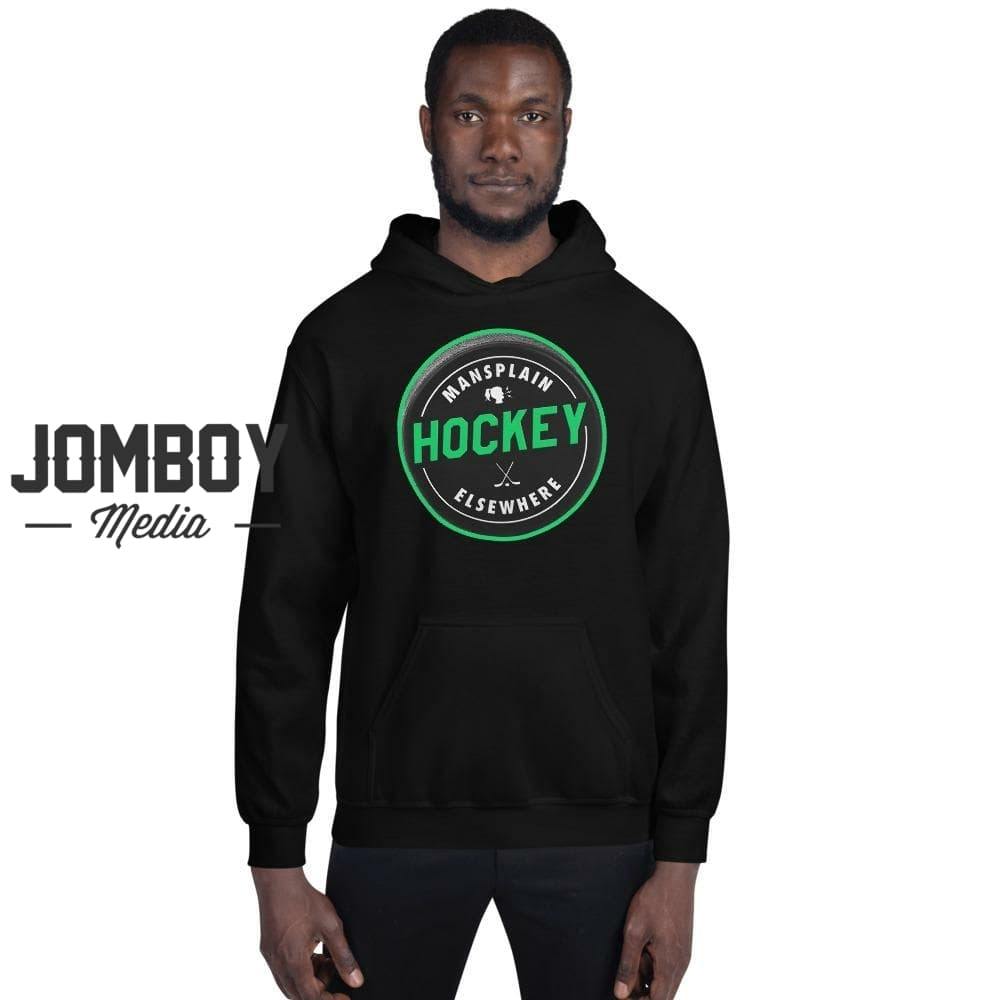 Mansplain Hockey Elsewhere | Hoodie - Jomboy Media