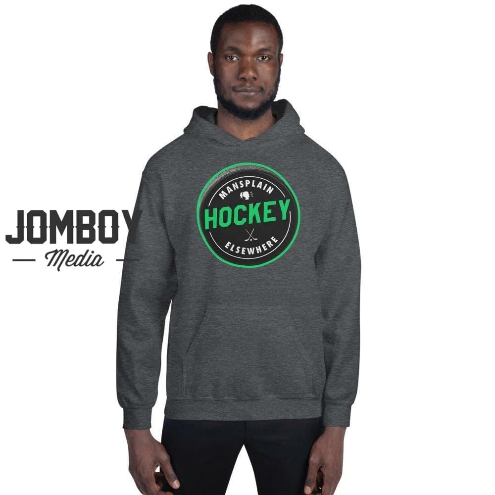 Mansplain Hockey Elsewhere | Hoodie - Jomboy Media