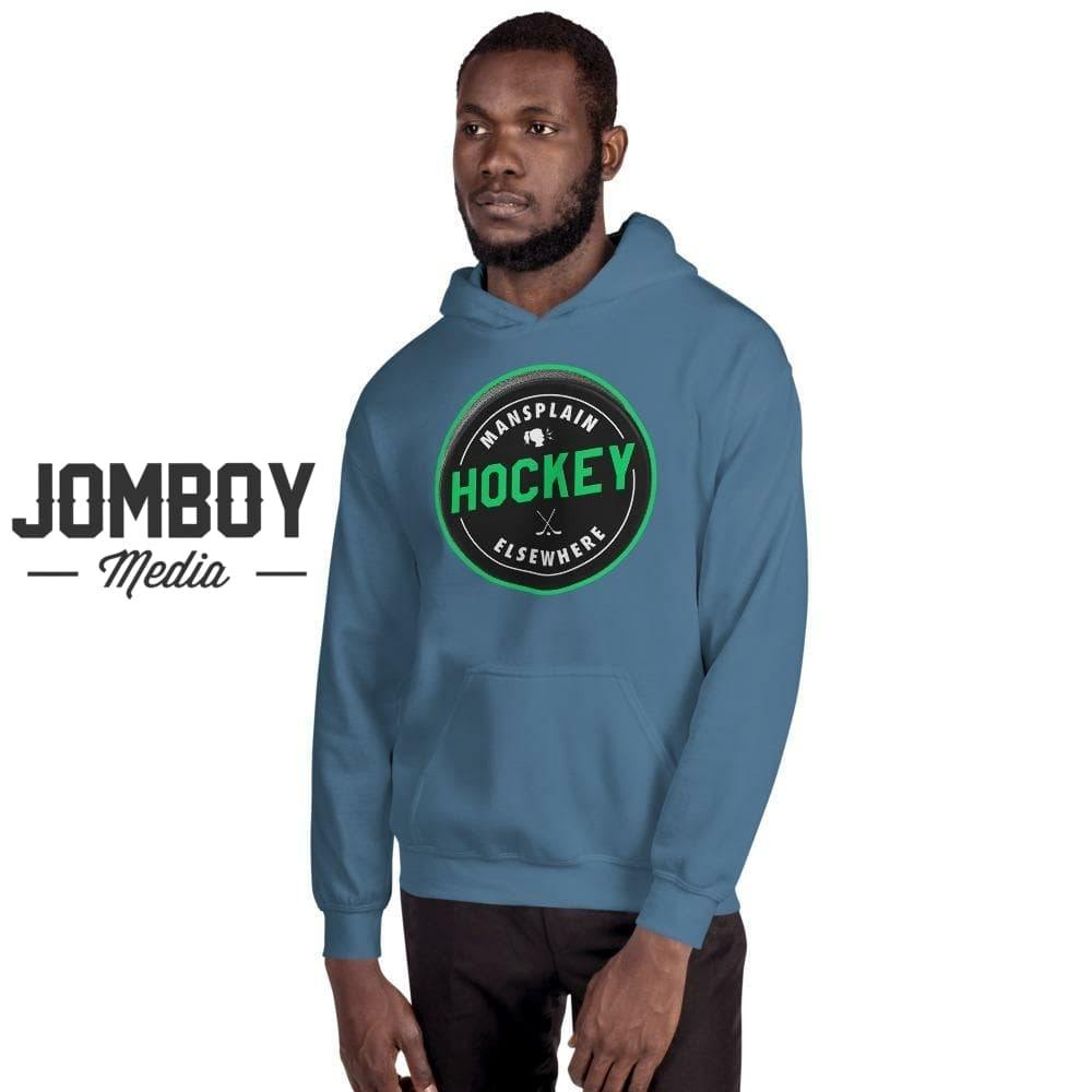 Mansplain Hockey Elsewhere | Hoodie - Jomboy Media