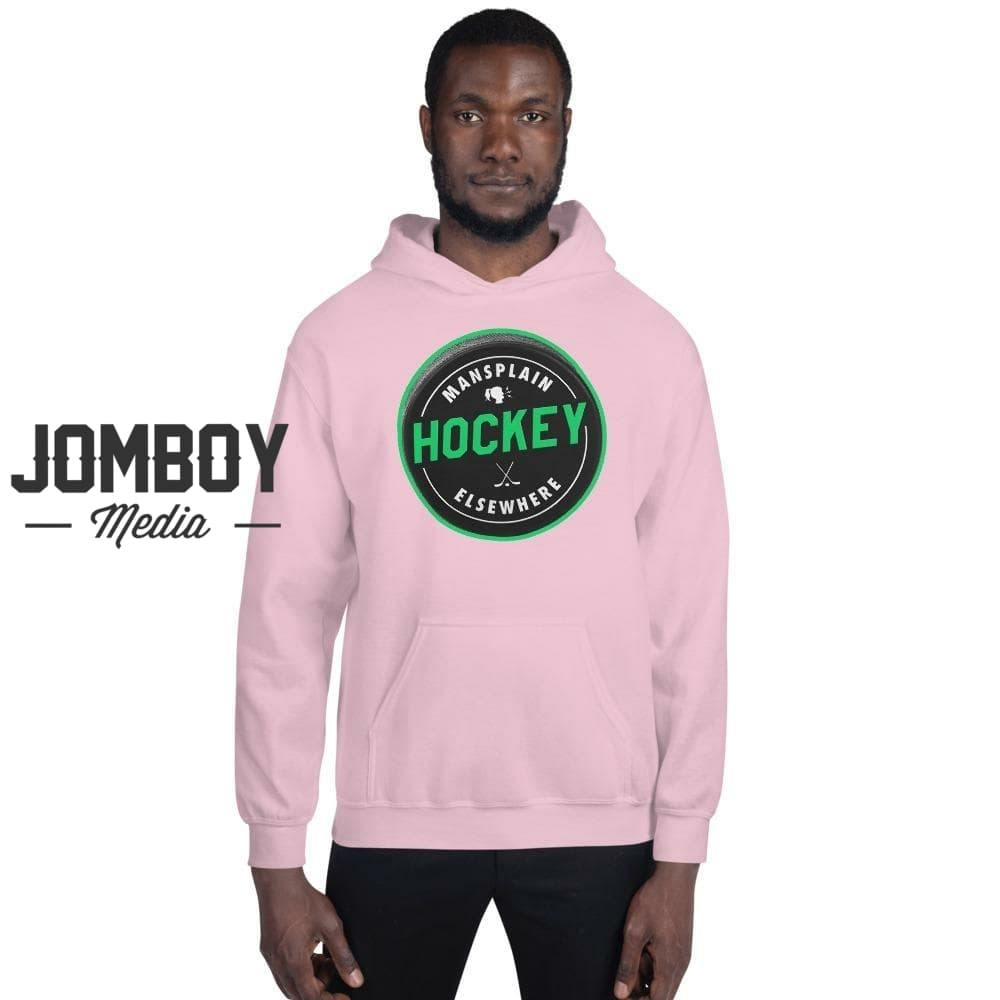 Mansplain Hockey Elsewhere | Hoodie - Jomboy Media