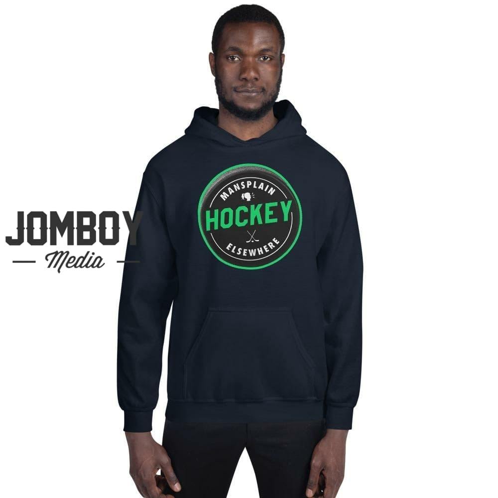 Mansplain Hockey Elsewhere | Hoodie - Jomboy Media