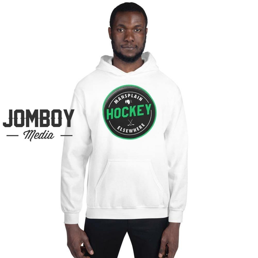 Mansplain Hockey Elsewhere | Hoodie - Jomboy Media