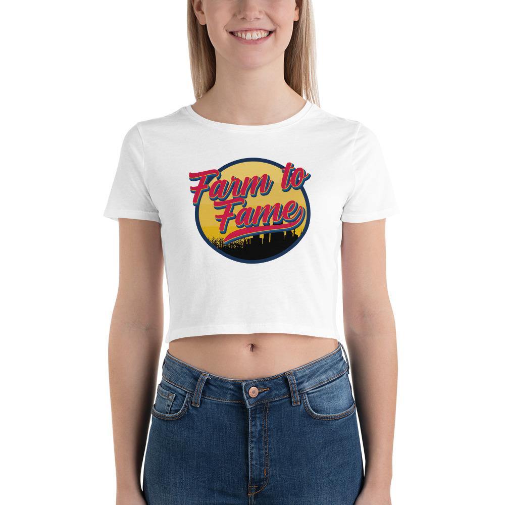 Farm To Fame Logo | Crop T-Shirt - Jomboy Media