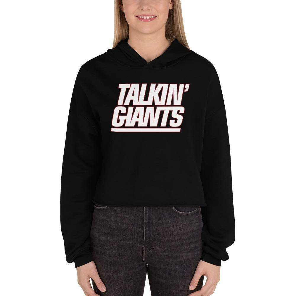 Talkin' Giants | Women's Crop Hoodie - Jomboy Media