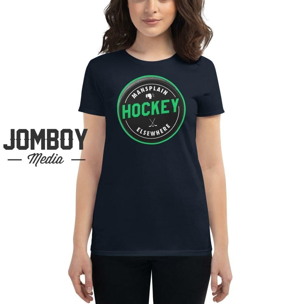 Mansplain Hockey Elsewhere | Women's T-Shirt - Jomboy Media