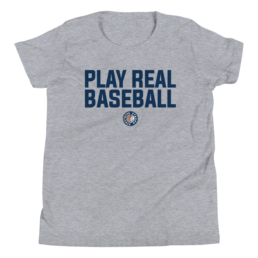 Play Real Baseball | Youth T-Shirt