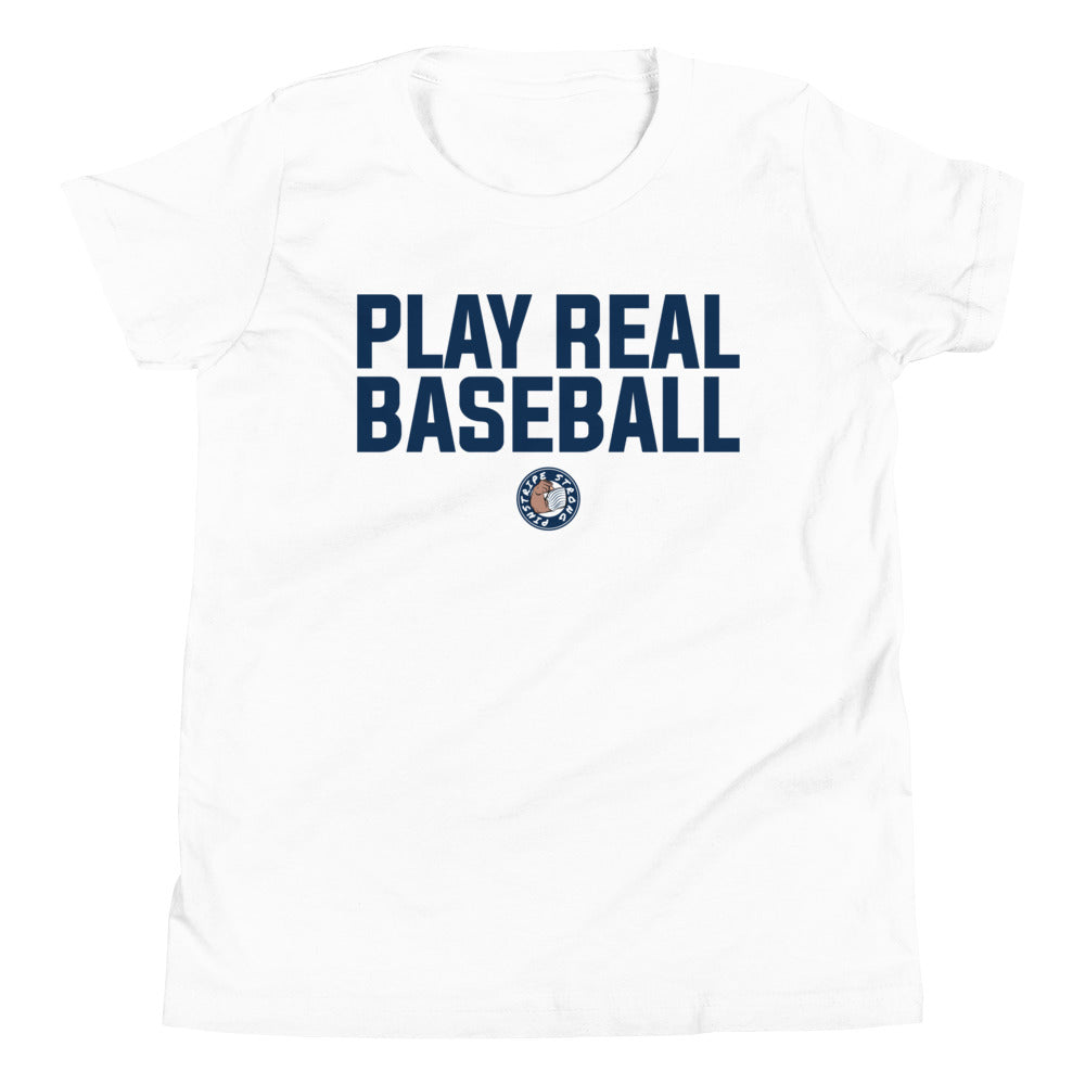 Play Real Baseball | Youth T-Shirt