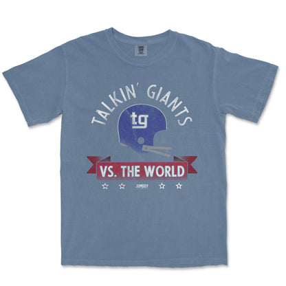 Talkin' Giants vs. The World, Retro Version | Comfort Colors® Vintage Tee