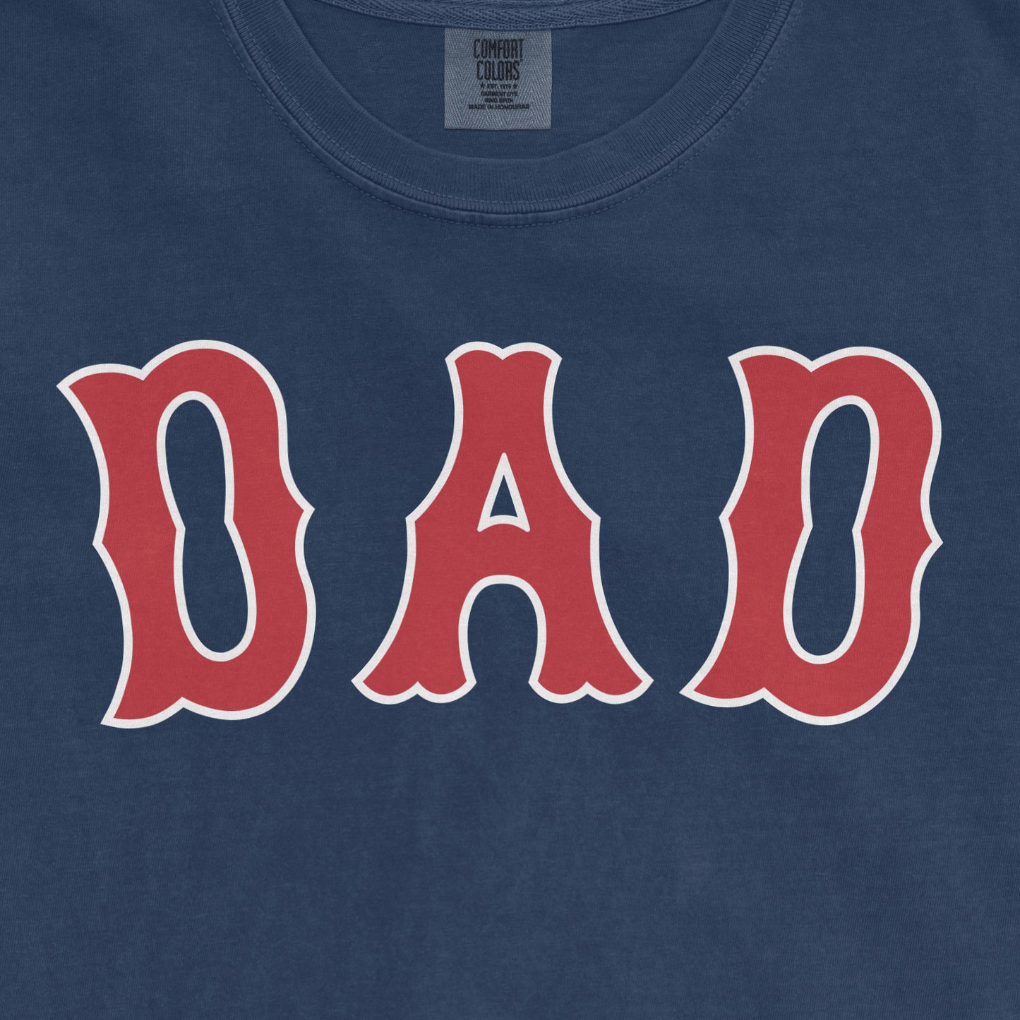 Boston Baseball Dad | Comfort Colors vintage tee