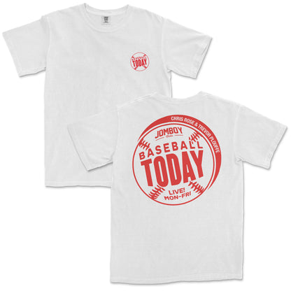 Baseball Today | Red Monochrome | Comfort Colors Vintage Tee