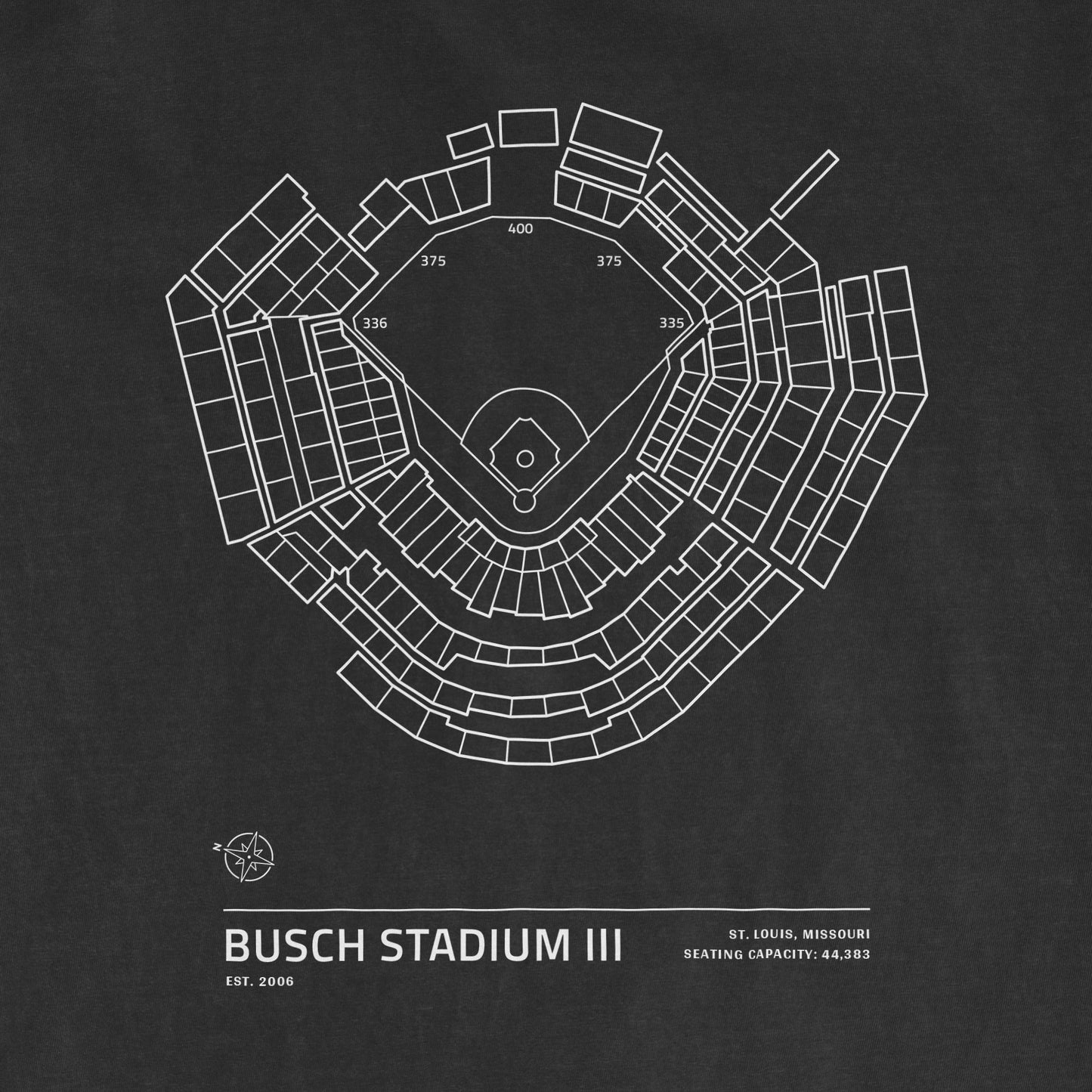 Busch Stadium III - Stadium Collection | Comfort Colors Tee