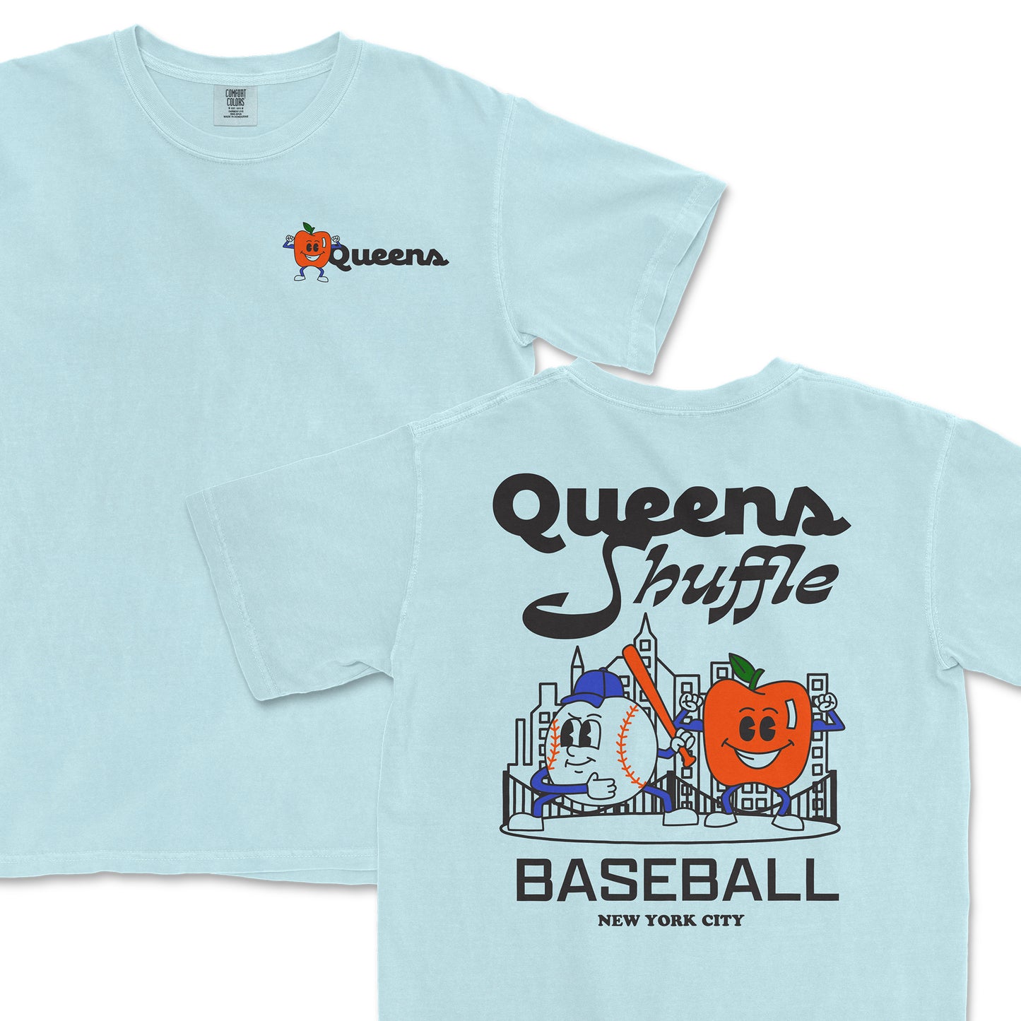 queens shuffle nyc | comfort colors tee