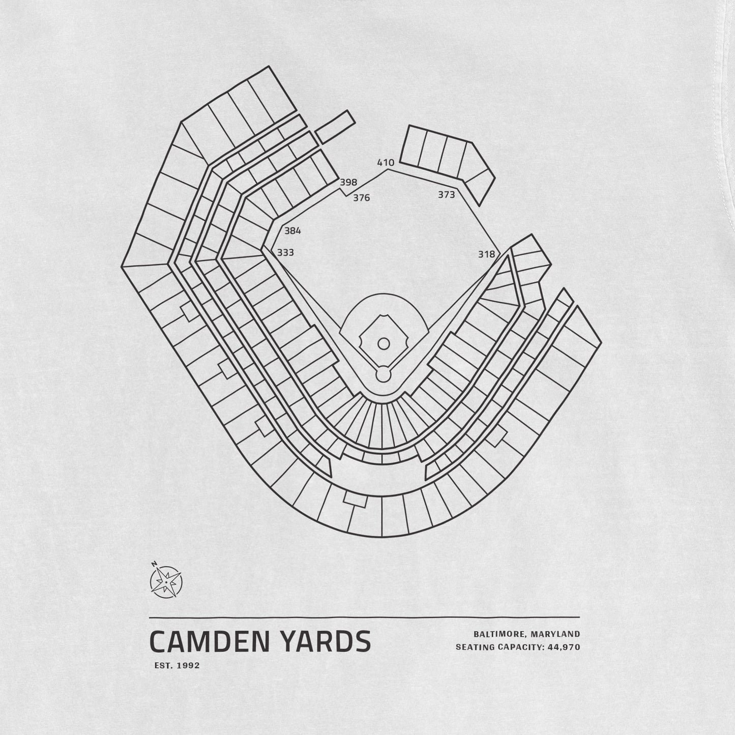 Camden Yards - Stadium Collection | Comfort Colors® Vintage Tee