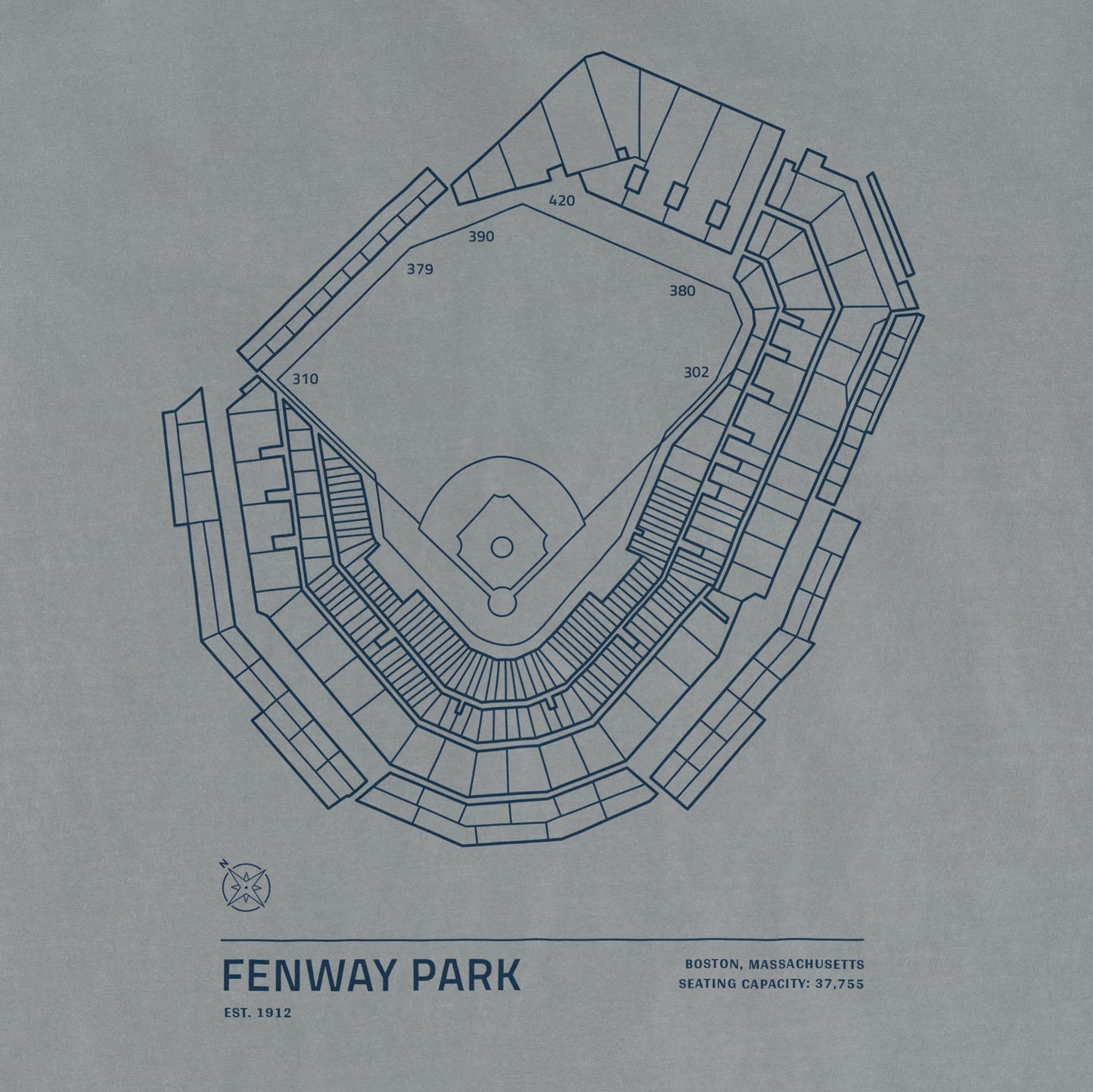 Fenway Park - Stadium Collection | Comfort Colors® Vintage Tee