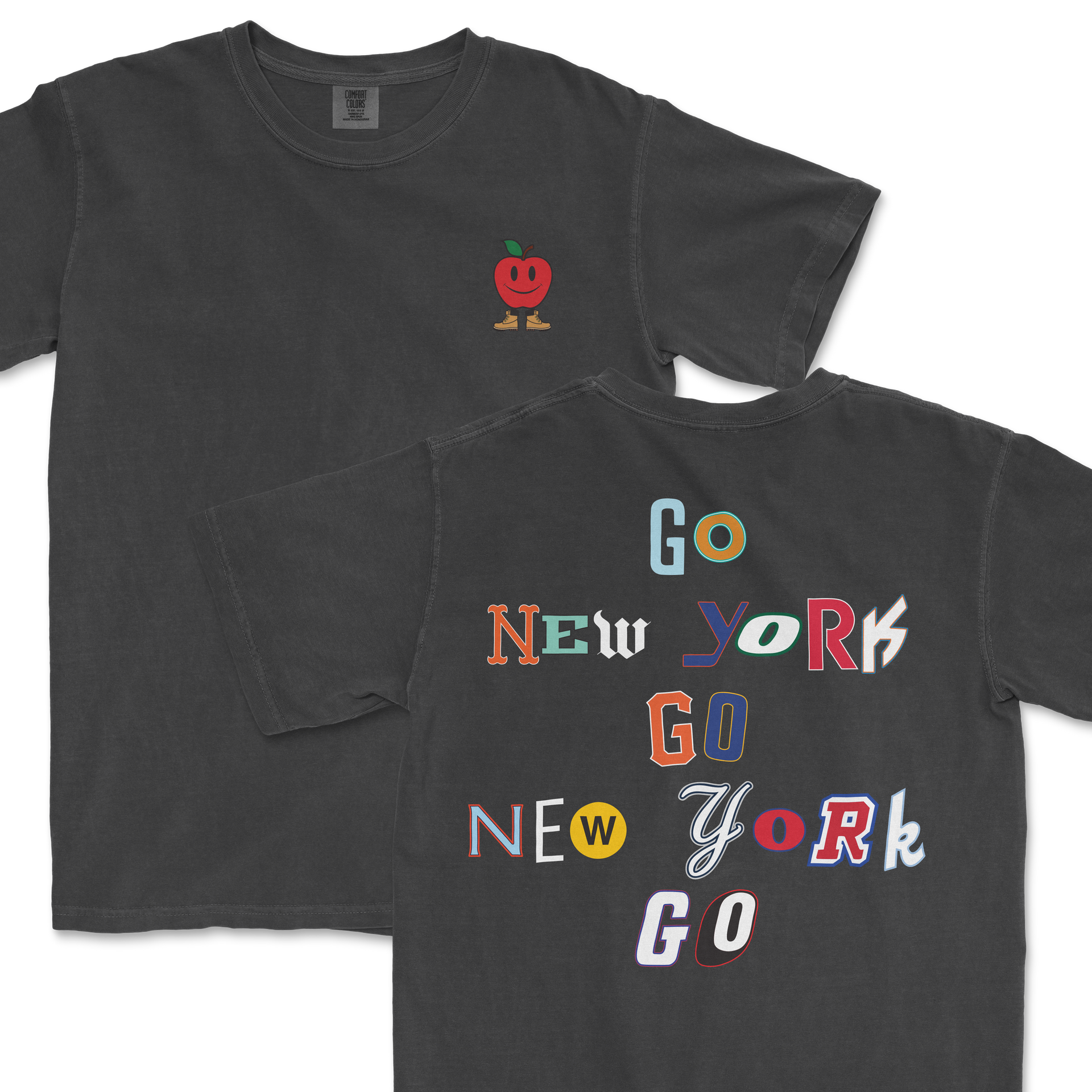Go New York | Premium Comfort Colors Shirt | Fade-Resistant Ink