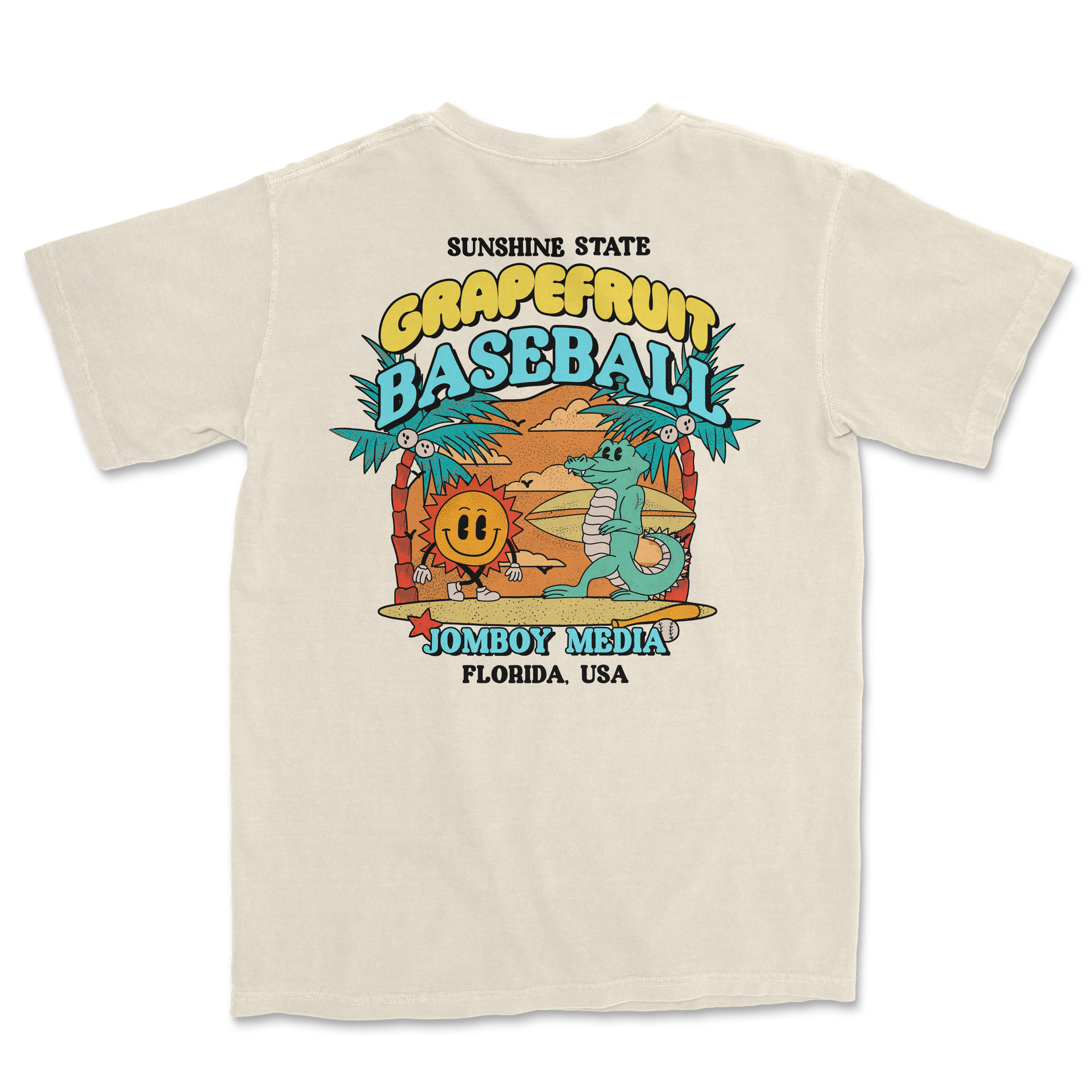 Grapefruit Baseball | Comfort Colors Tee | Premium Quality