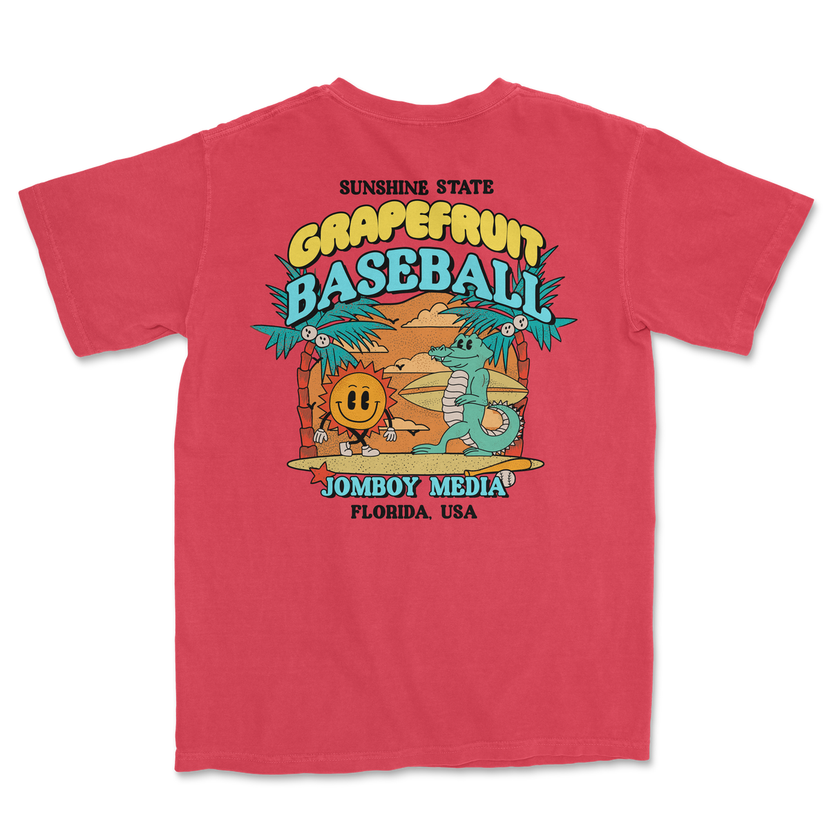 Grapefruit Baseball | Comfort Colors Tee | Premium Quality