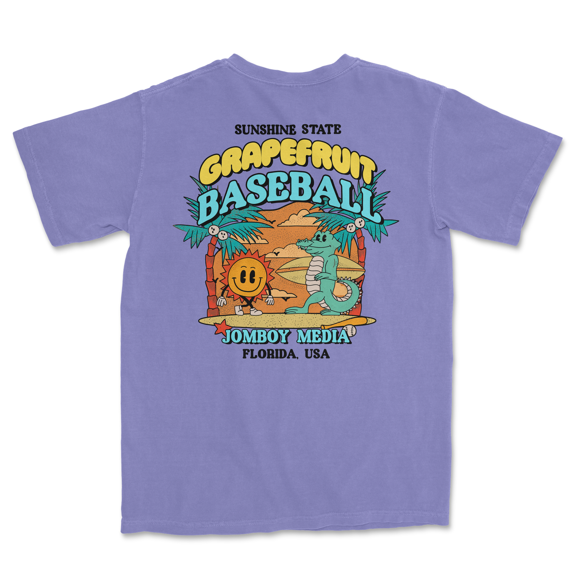 Grapefruit Baseball | Comfort Colors Tee | Premium Quality