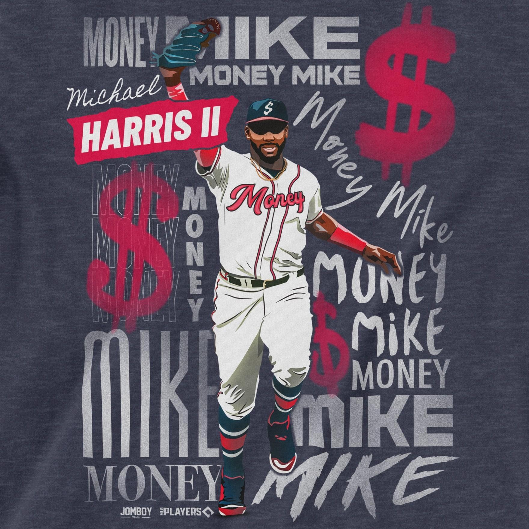 Michael Harris II: Make It Rain, Adult T-Shirt / 3XL - MLB - Sports Fan Gear | breakingt