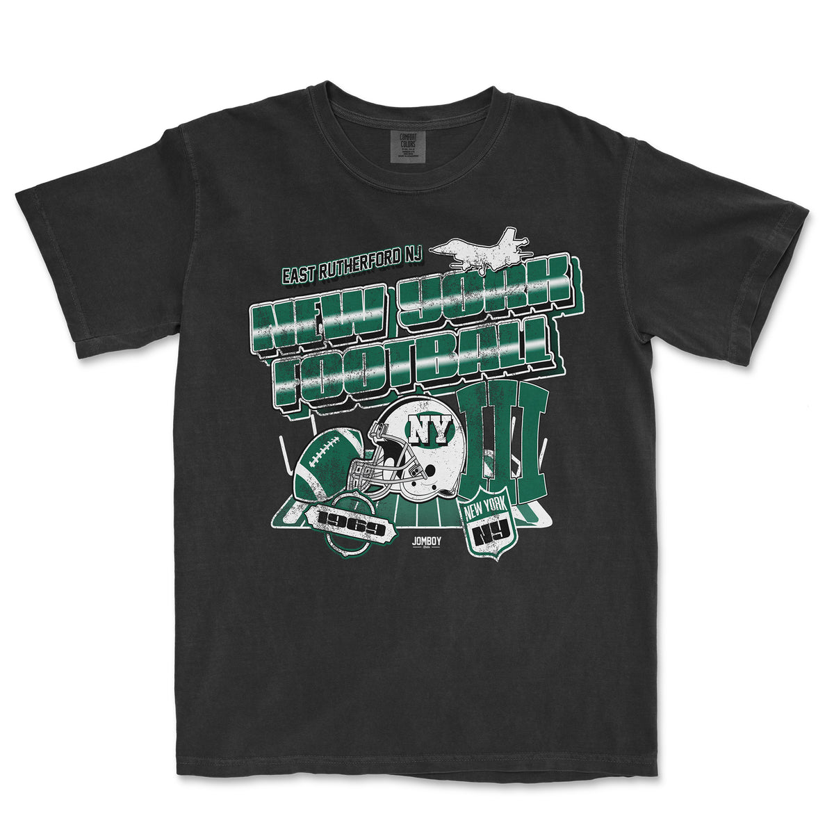 Gang Green NYJ Football | Comfort Colors® Tee - Premium 50/50 