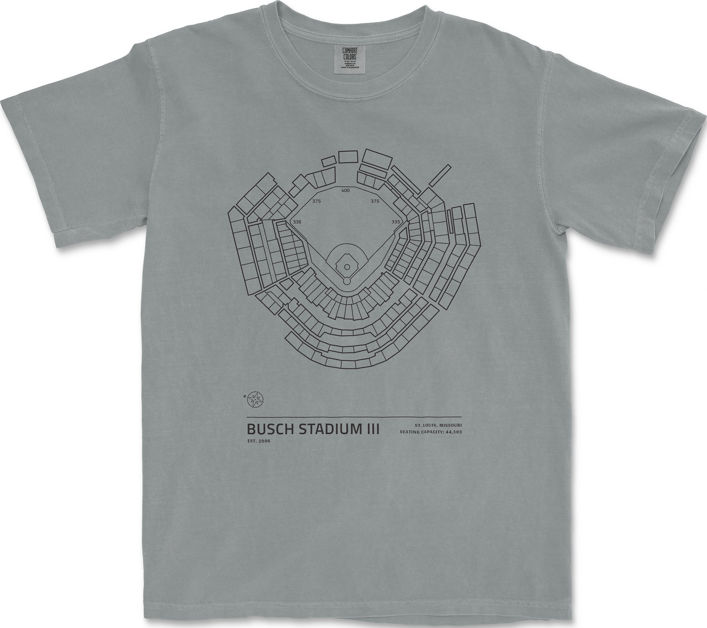 Busch Stadium III | Stadium Collection | Comfort Colors Vintage Tee