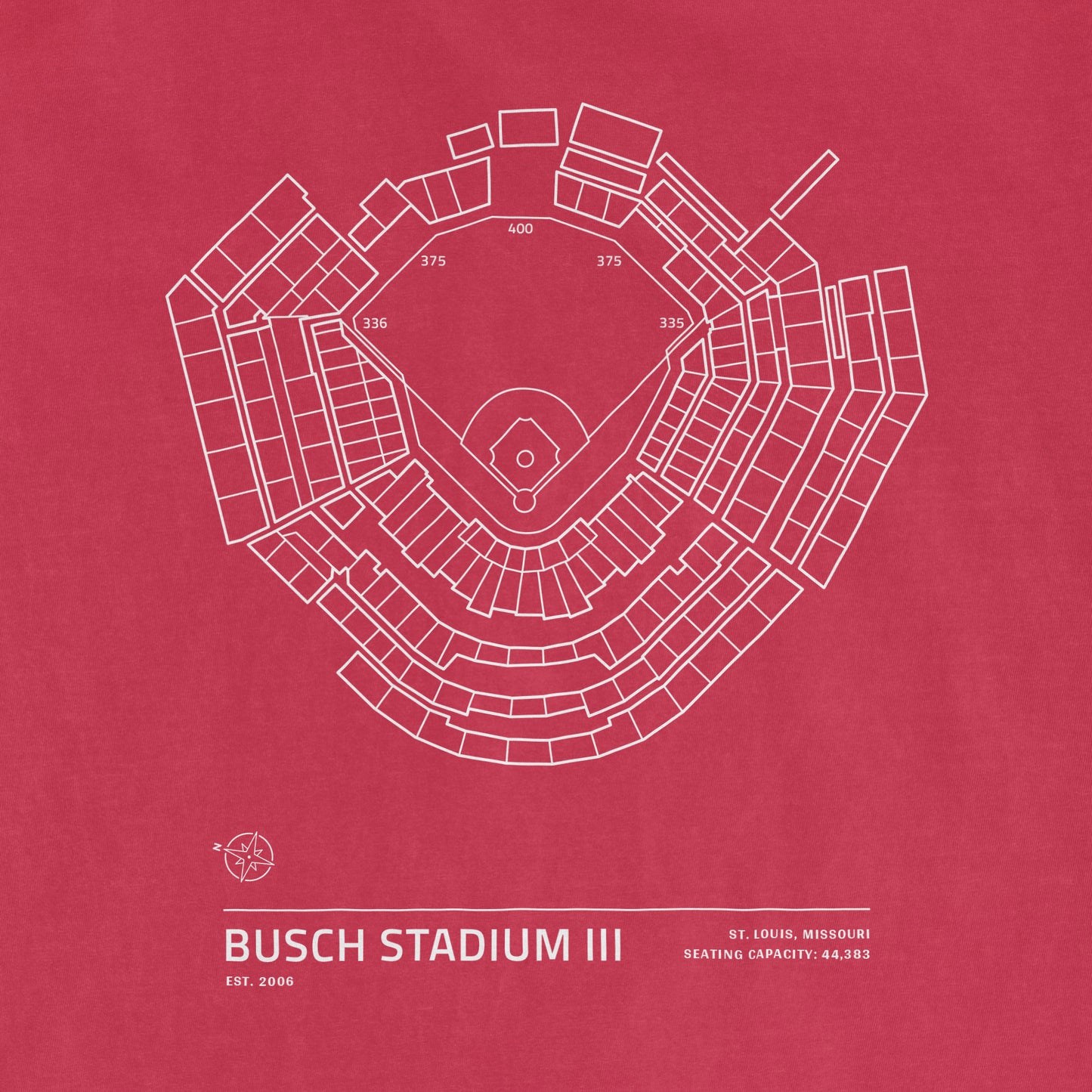 Busch Stadium III | Stadium Collection | Comfort Colors Vintage Tee