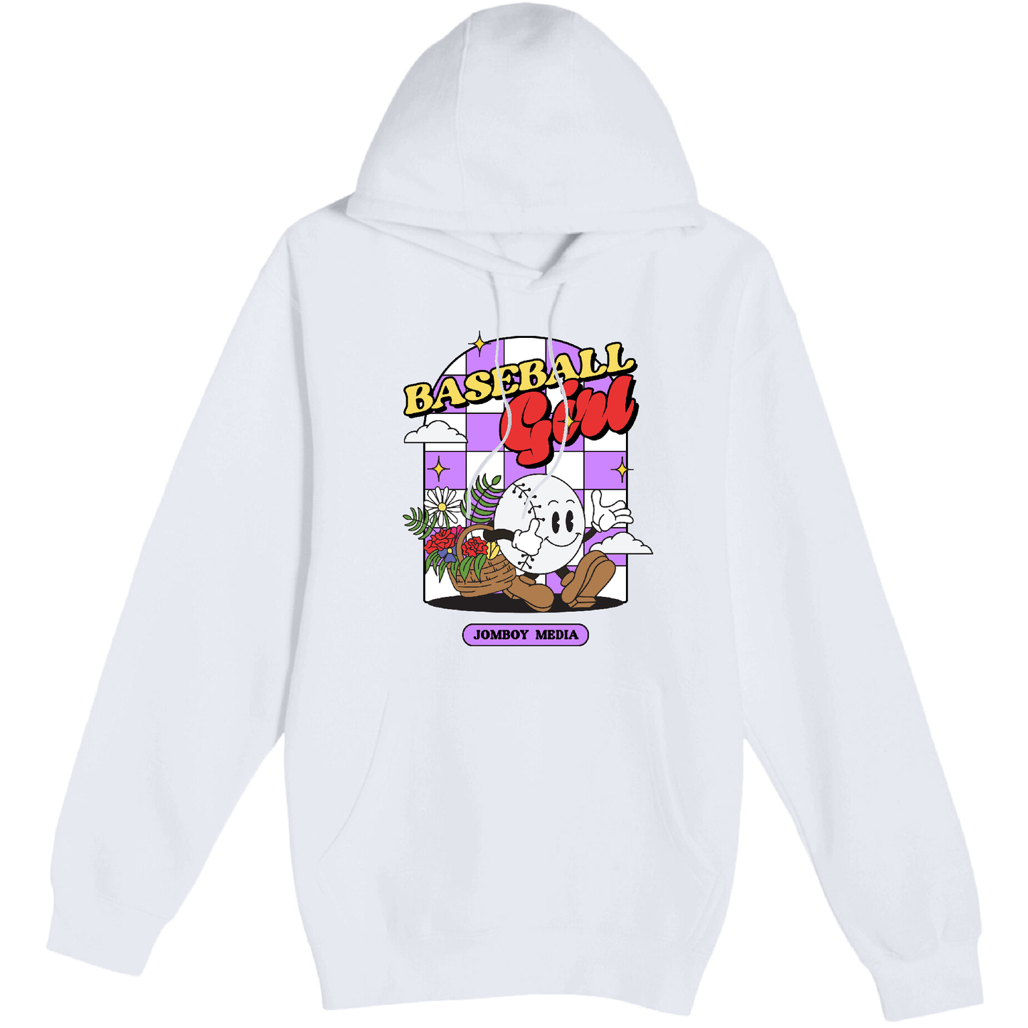 BASEBALL GIRL | Pullover Fleece Hoodie