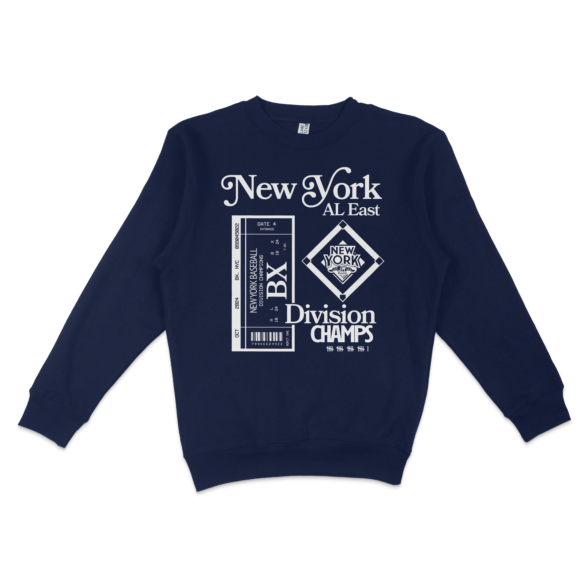 NYY Division Champions | Crewneck Sweatshirt | Premium 50/50