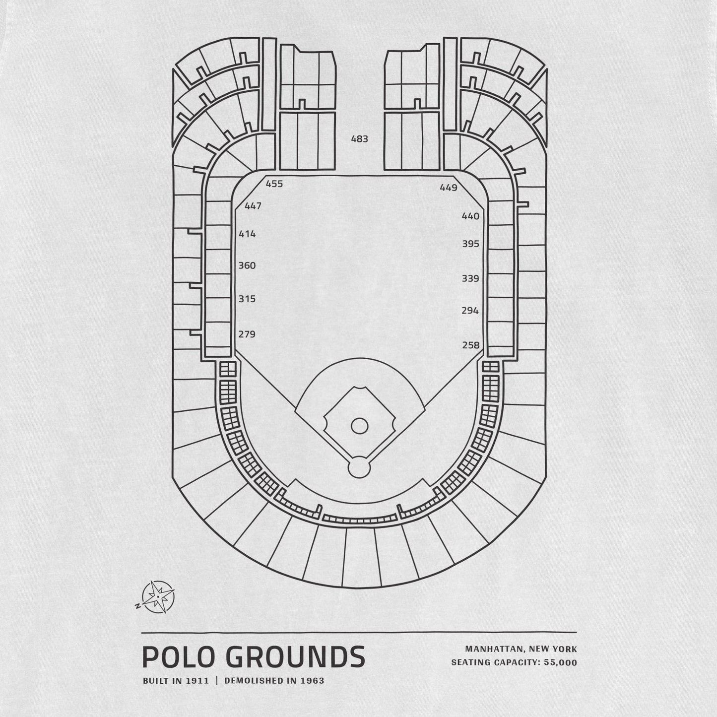 Polo Grounds - Stadium Collection | Comfort Colors® Vintage Tee