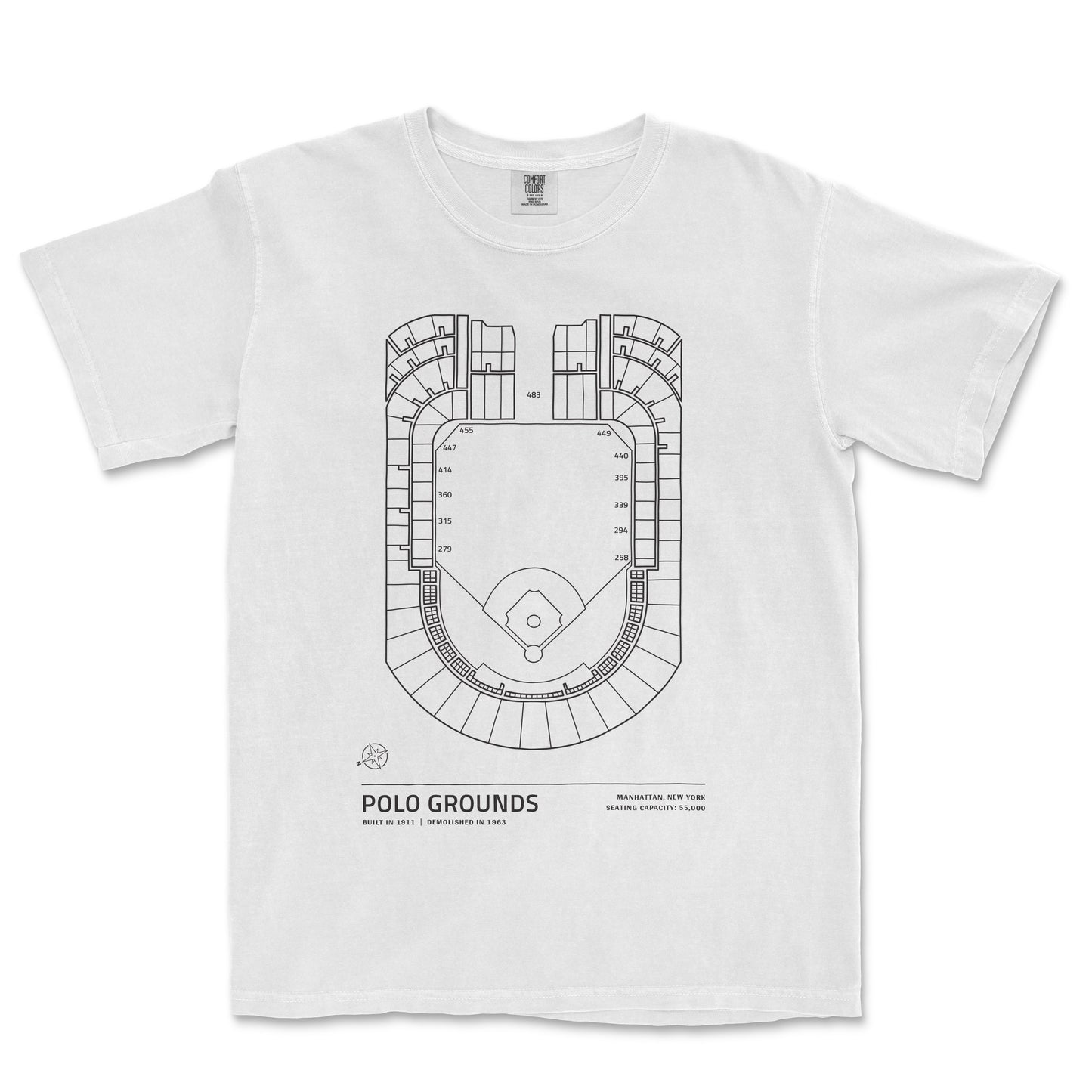 Polo Grounds - Stadium Collection | Comfort Colors® Vintage Tee