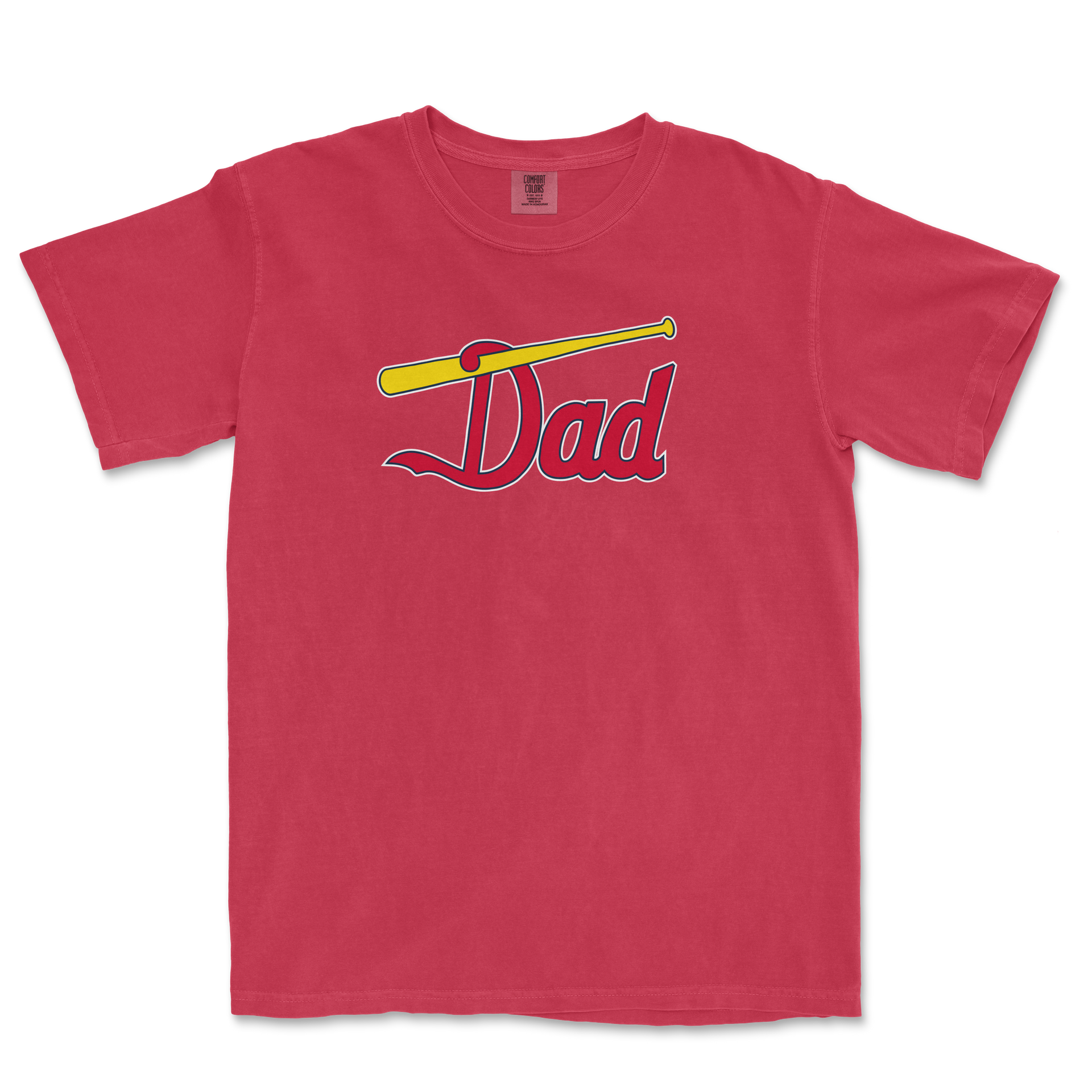 St. Louis Baseball Dad | Premium Comfort Colors Shirt | Print St. Louis Baseball Dad | Premium Comfort Colors Shirt | Print
