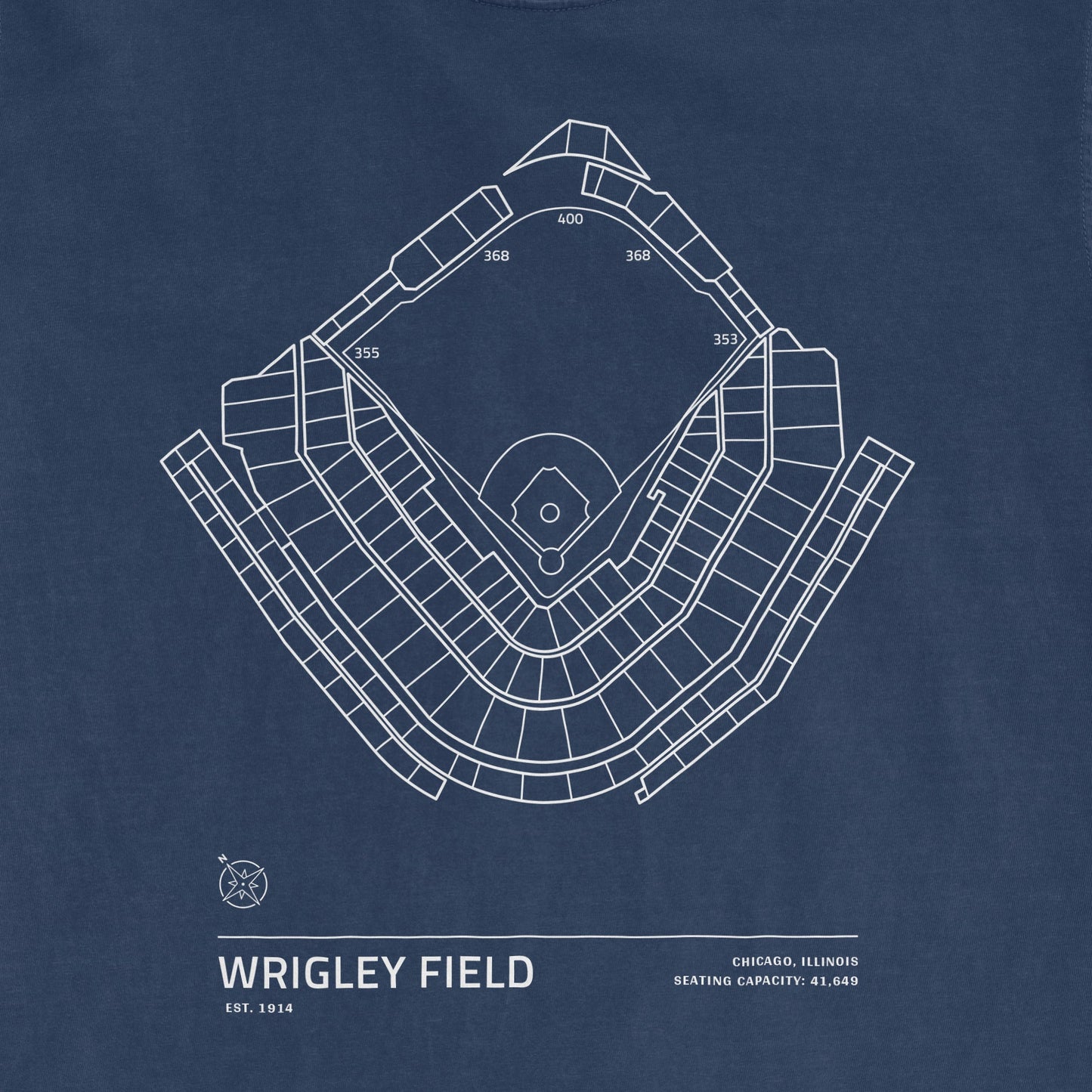 Wrigley Field - Stadium Collection | Comfort Colors® Vintage Tee