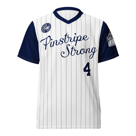 Pinstripe Strong: "Lou Dab" Home | Blitzball 3 Replica Jersey