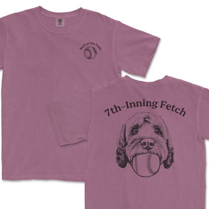 7th-Inning Fetch - Golden Doodle | Comfort Colors Tee