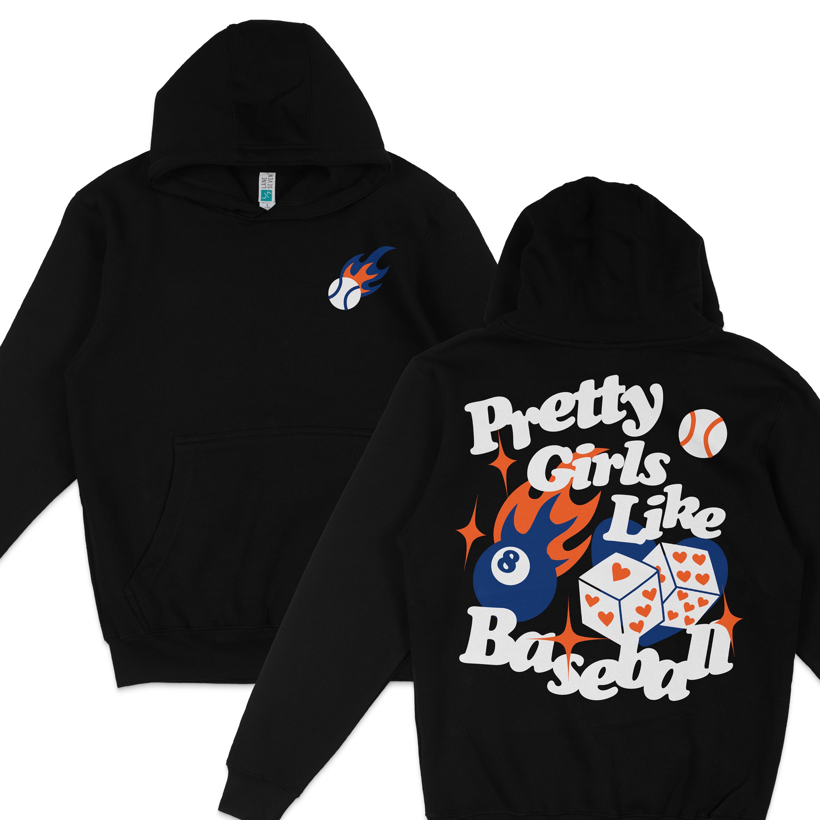 Pretty Girls Like Baseball Hoodie [NYM]