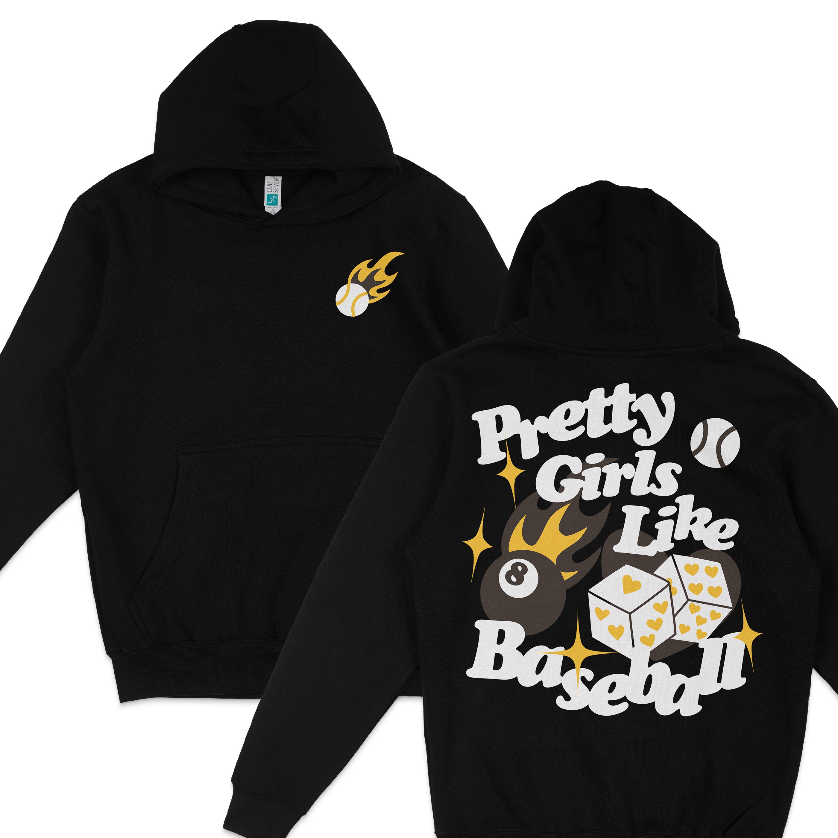 Pretty Girls Like Baseball Hoodie [SD]