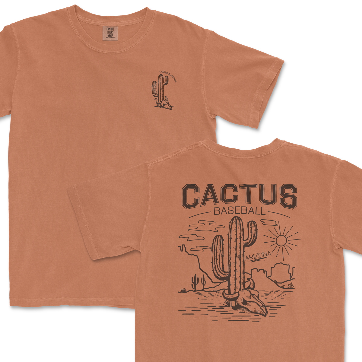 Cactus Baseball 2025 | Comfort Colors Tee | Premium Quality